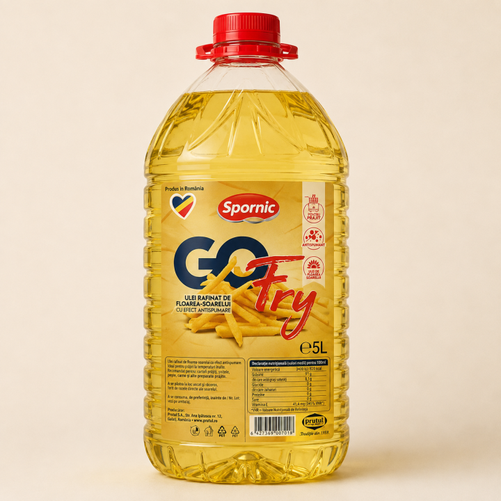Ulei Spornic Go Fry 5L | Ulei pentru prăjit
