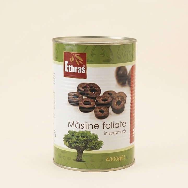 Măsline Negre Feliate Ethras