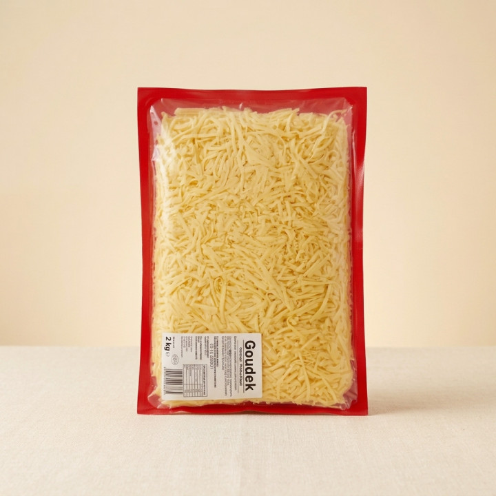Goudek Cascaval Produs Razuit 2 kg | AMATEO FOOD