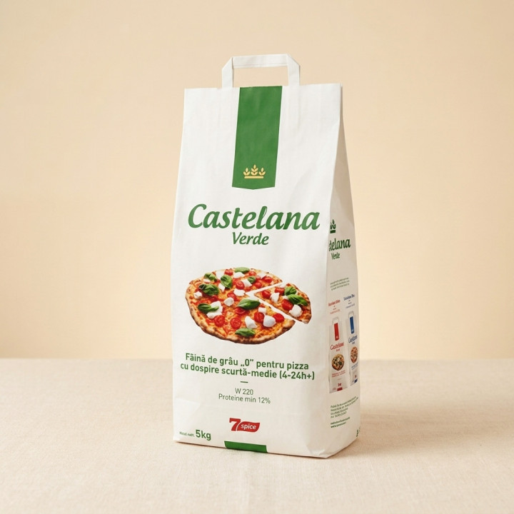 Faina Castelana Verde pentru Pizza 5 kg | AMATEO FOOD